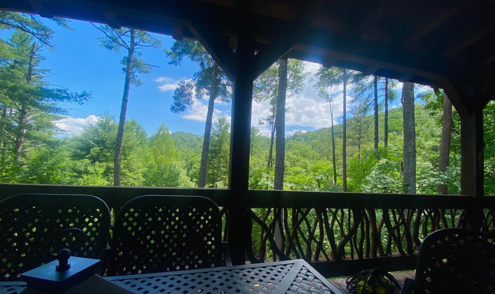 The Cozy Lazy Laurel With Year-Round Mountain Views, Hot Tub, Fire Pit Villa Cherry Log Exteriör bild